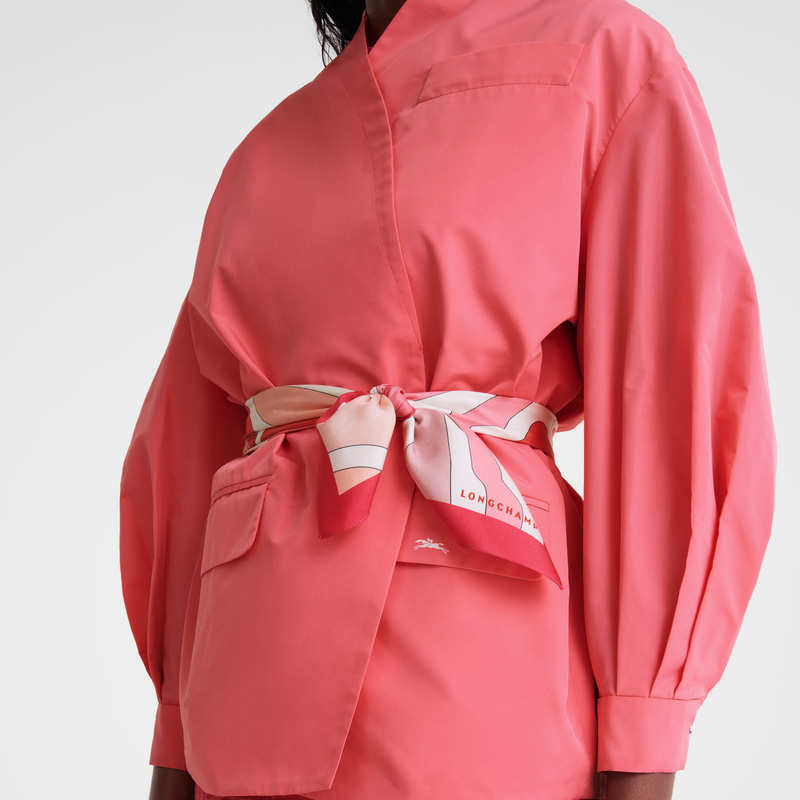 Jaquetas Longchamp Kimono jacket Feminino Marshmallow | LC-JPGL0586