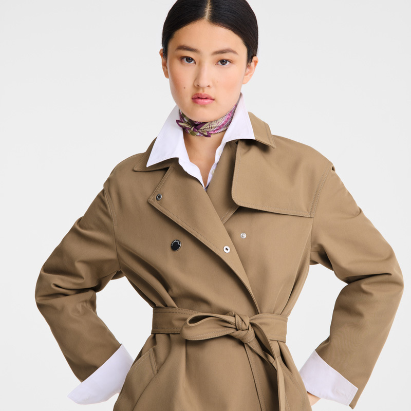Jaquetas Longchamp Trench coat Feminino Root | LC-EVGE6669