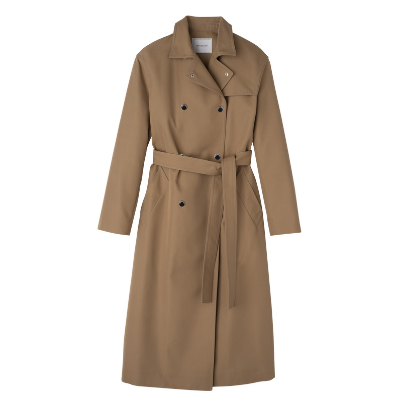 Jaquetas Longchamp Trench coat Feminino Root | LC-EVGE6669