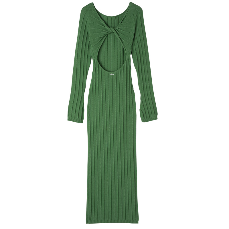 Knitwear Longchamp Long dress Feminino Thyme | LC-OGNN3865