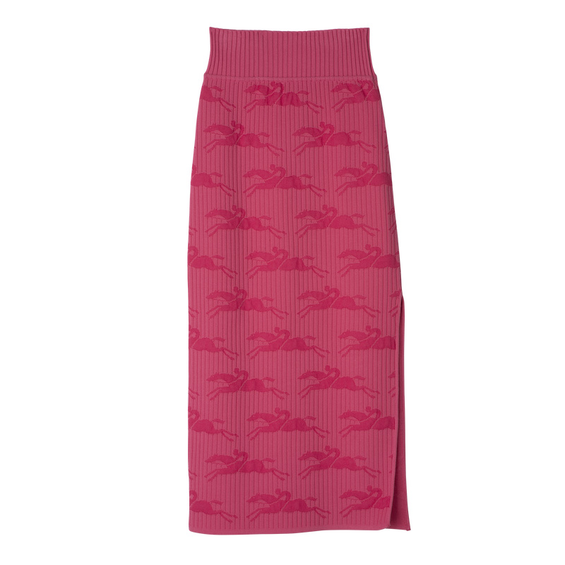 Knitwear Longchamp Midi skirt Feminino Rosa | LC-LIBS1613