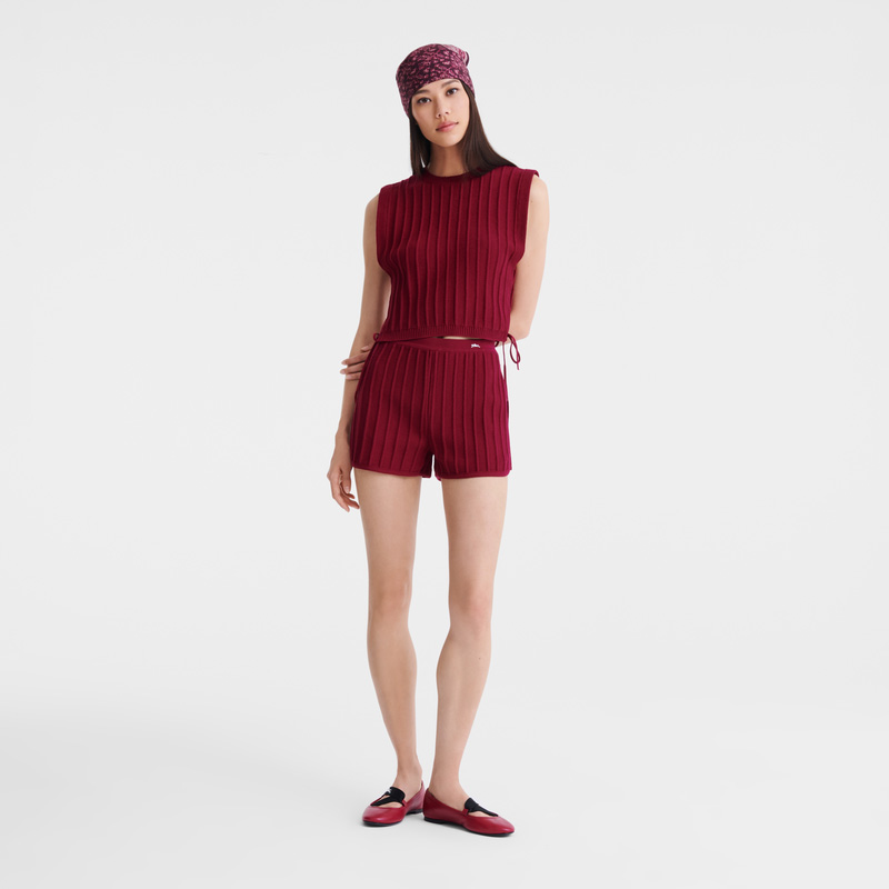 Knitwear Longchamp Top Feminino Beetroot | LC-PLTW0423