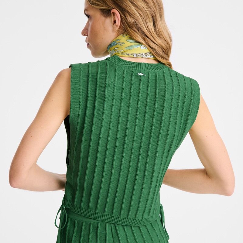 Knitwear Longchamp Top Feminino Thyme | LC-DKNI2174