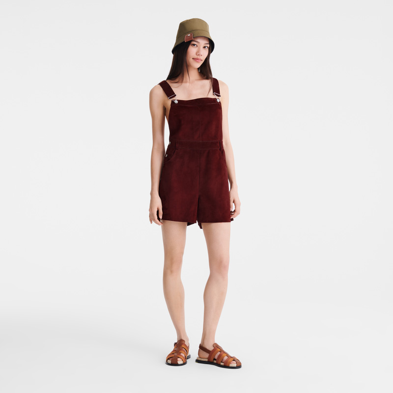 Macacão Longchamp Jumpsuit Feminino Eggplant | LC-XSND0318