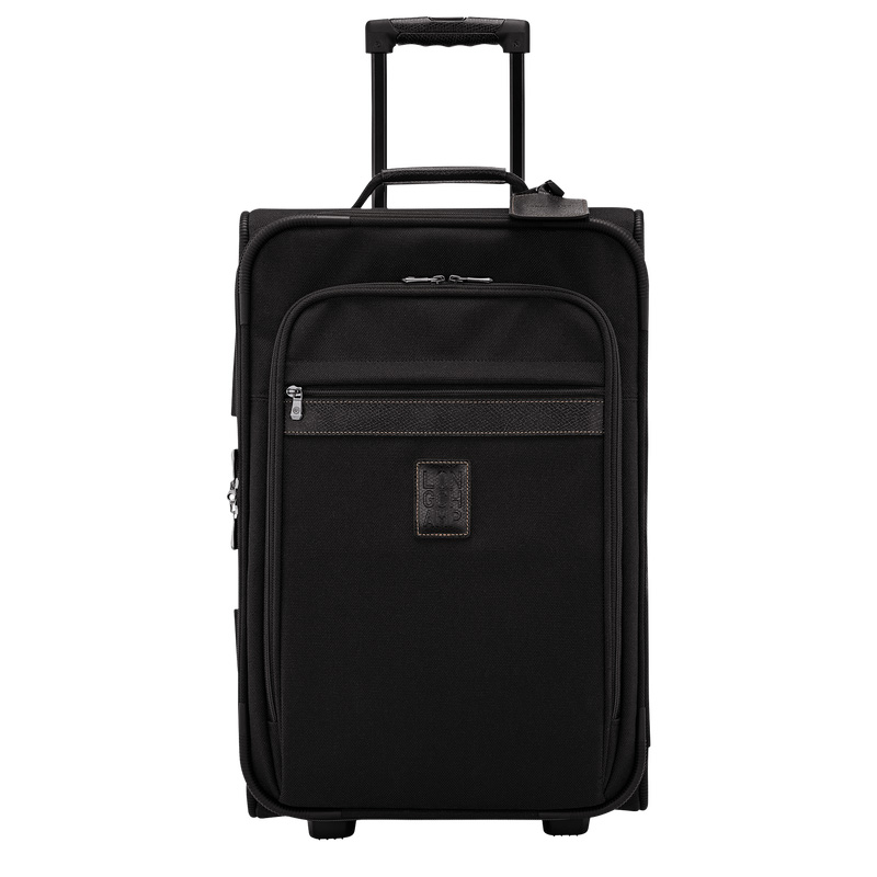 Malas De Viagem Longchamp Boxford M Carry-on Feminino Pretas | LC-PYRV9087