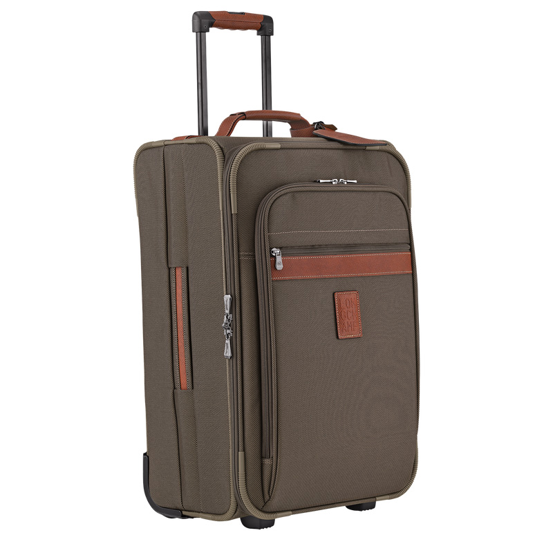 Malas De Viagem Longchamp Boxford M Carry-on Feminino Marrom | LC-MRQZ6013
