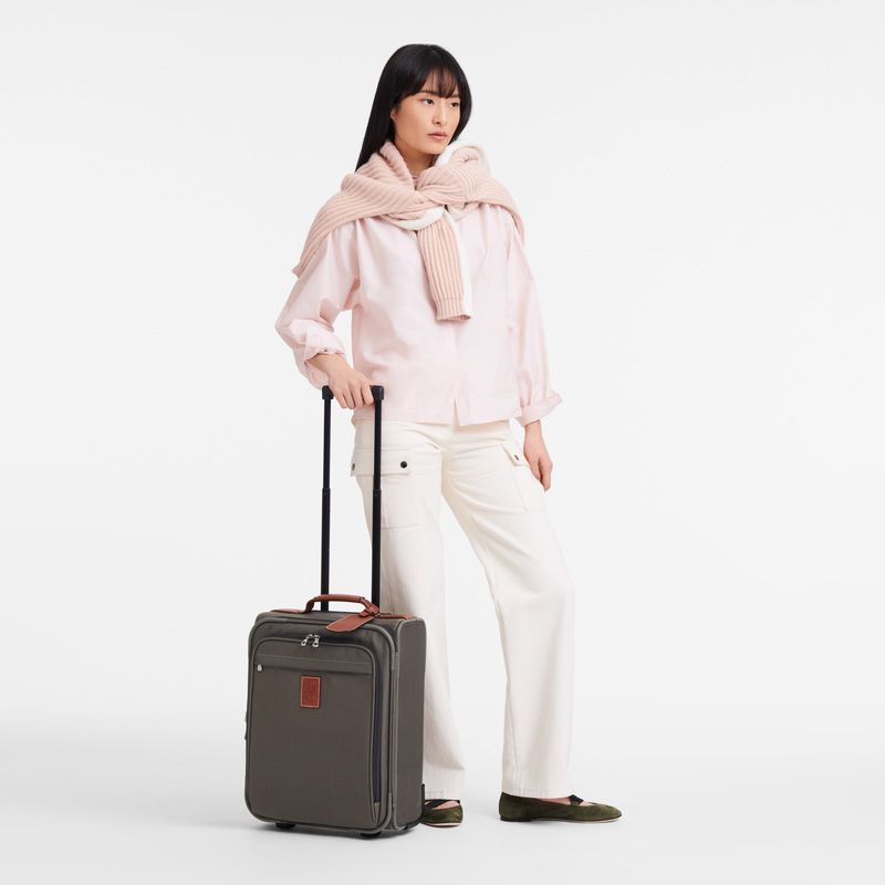 Malas De Viagem Longchamp Boxford S Carry-on Feminino Marrom | LC-FBDH0201
