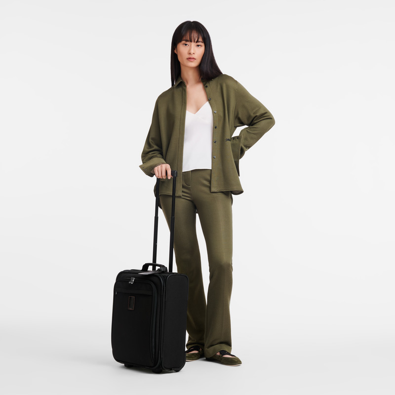 Malas De Viagem Longchamp Boxford S Carry-on Masculino Pretas | LC-EHIL8037