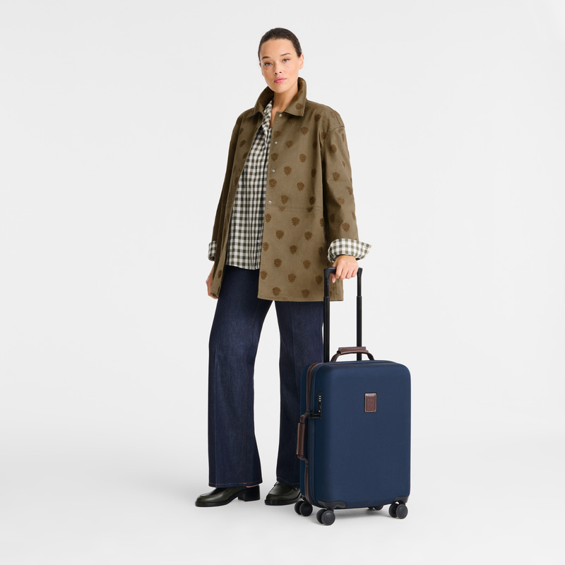 Malas De Viagem Longchamp Boxford S Suitcase Feminino Azuis | LC-TKJD8963