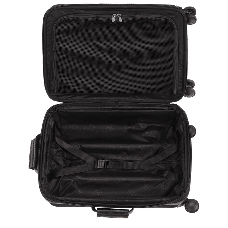 Malas De Viagem Longchamp Boxford S Suitcase Masculino Pretas | LC-TPHD0291