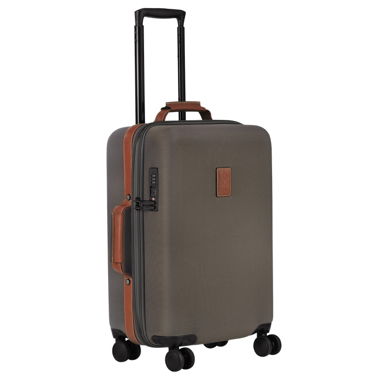 Malas De Viagem Longchamp Boxford S Suitcase Masculino Marrom | LC-DYET5370