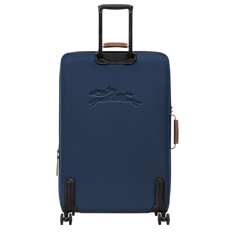 Malas De Viagem Longchamp Boxford XL Suitcase Masculino Azuis | LC-HBTQ9253