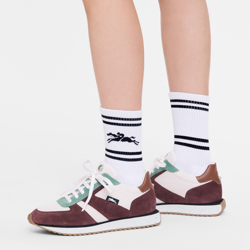 Meias Longchamp Socks Feminino Branco | LC-WDSP8554