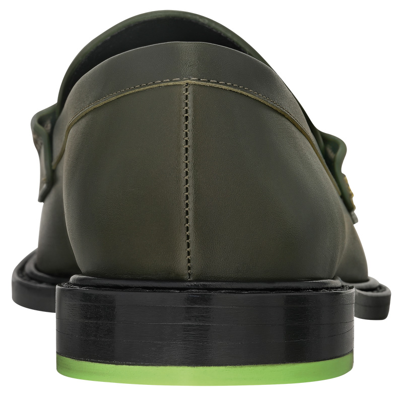 Mocassins Longchamp Au Sultan Loafer Feminino Caqui | LC-WULF4713