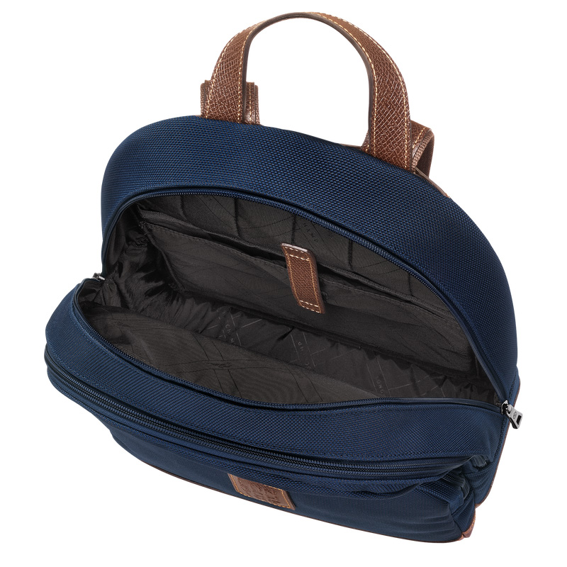 Mochilas Longchamp Boxford Backpack Masculino Azuis | LC-WUAZ9105