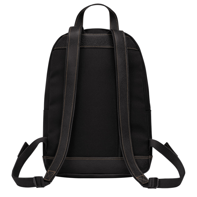 Mochilas Longchamp Boxford Backpack Masculino Pretas | LC-NVRK0069