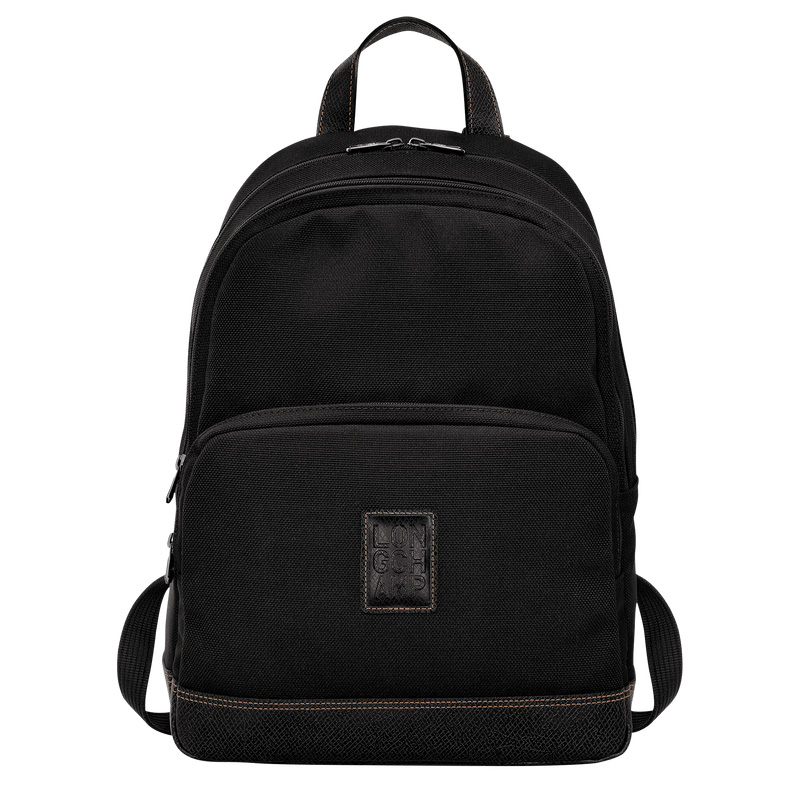 Mochilas Longchamp Boxford Backpack Masculino Pretas | LC-NVRK0069