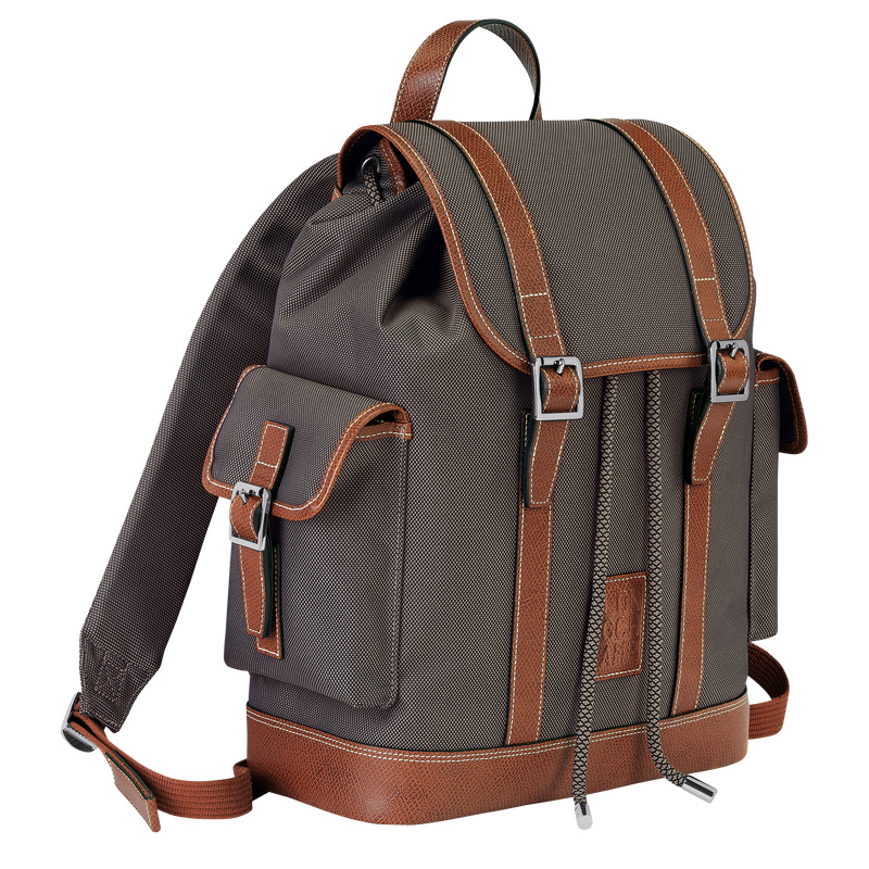 Mochilas Longchamp Boxford Backpack Masculino Marrom | LC-NMDD8609