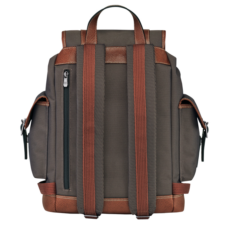 Mochilas Longchamp Boxford Backpack Masculino Marrom | LC-NMDD8609