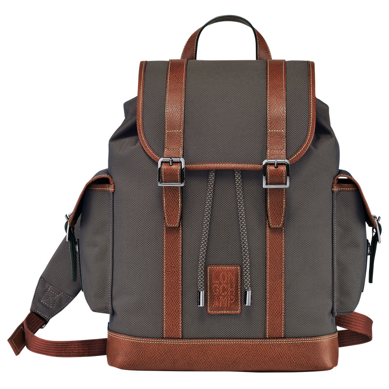 Mochilas Longchamp Boxford Backpack Masculino Marrom | LC-NMDD8609