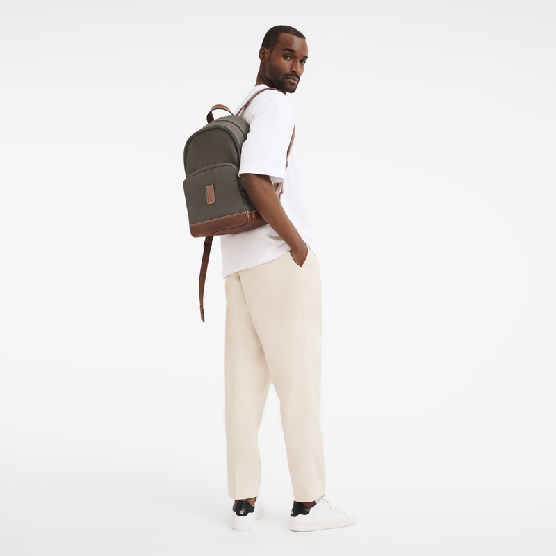 Mochilas Longchamp Boxford Backpack Masculino Marrom | LC-RNTK3777