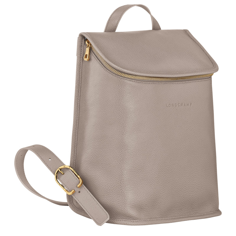 Mochilas Longchamp Le Foulonné Backpack Feminino Turtledove | LC-NXIT7565