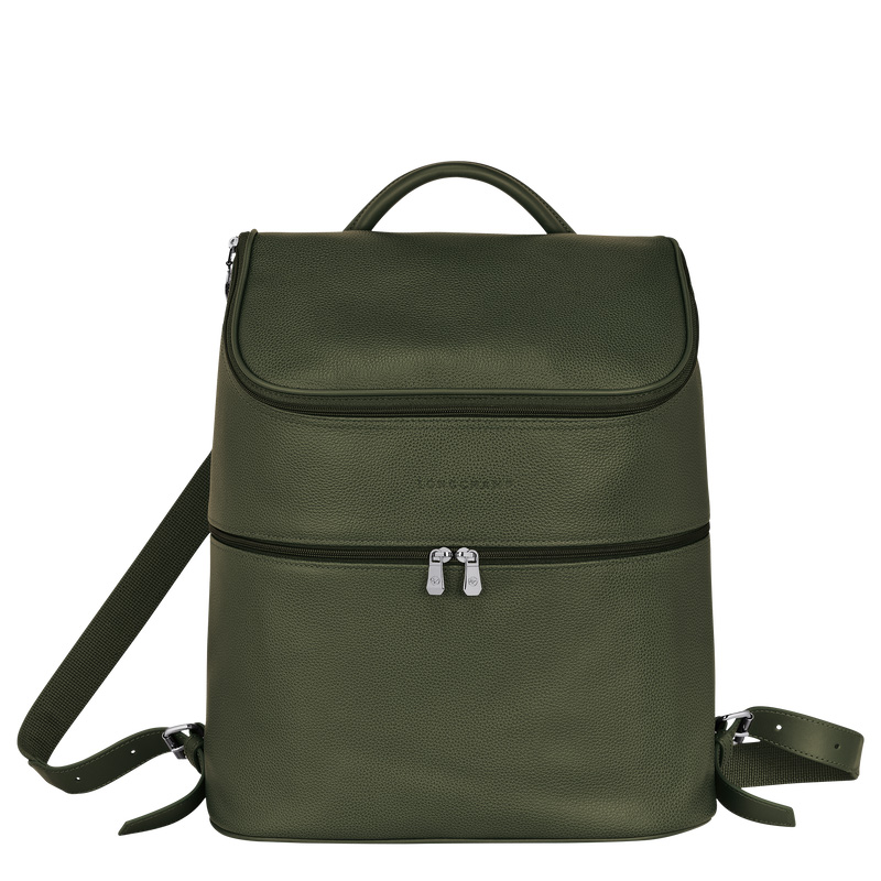 Mochilas Longchamp Le Foulonné Backpack Feminino Caqui | LC-JBRD3110