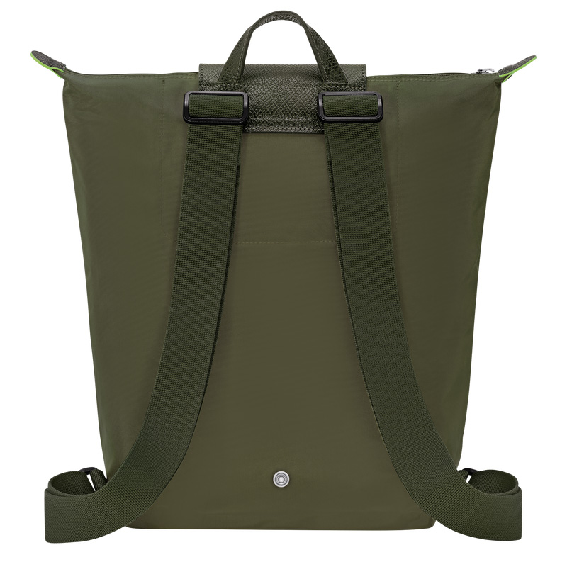 Mochilas Longchamp Le Pliage Green M Backpack Feminino Forest | LC-WXDX5684