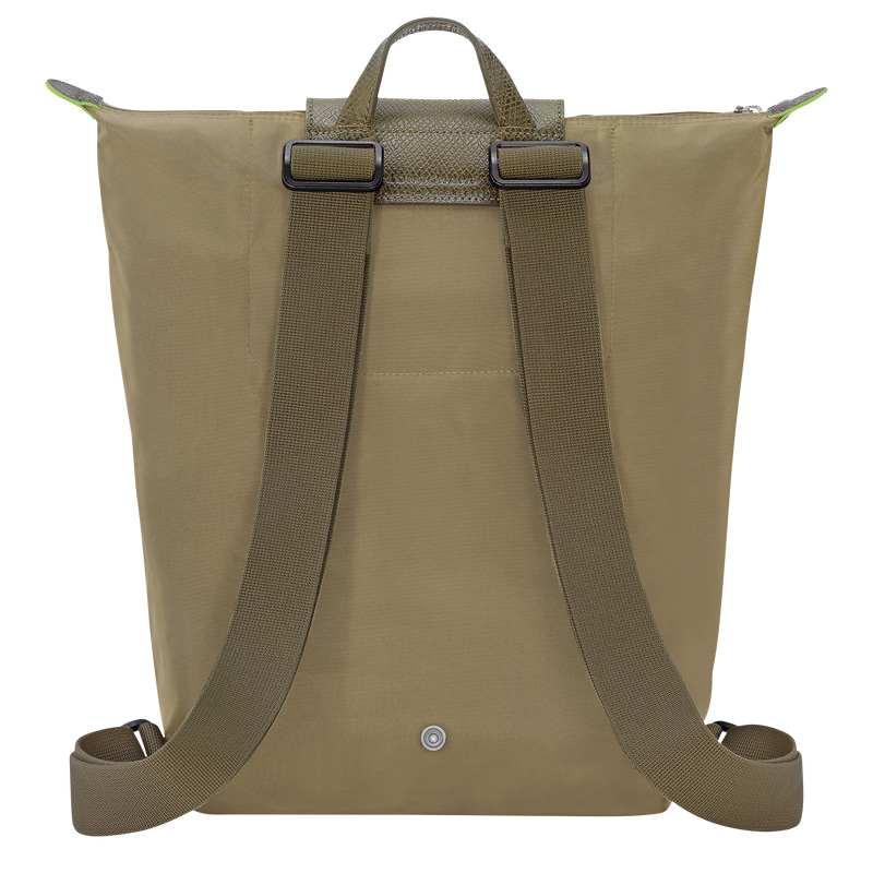 Mochilas Longchamp Le Pliage Green M Backpack Feminino Artichoke | LC-QGGZ5847