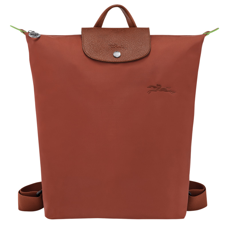 Mochilas Longchamp Le Pliage Green M Backpack Masculino Chestnut | LC-TYJN1020