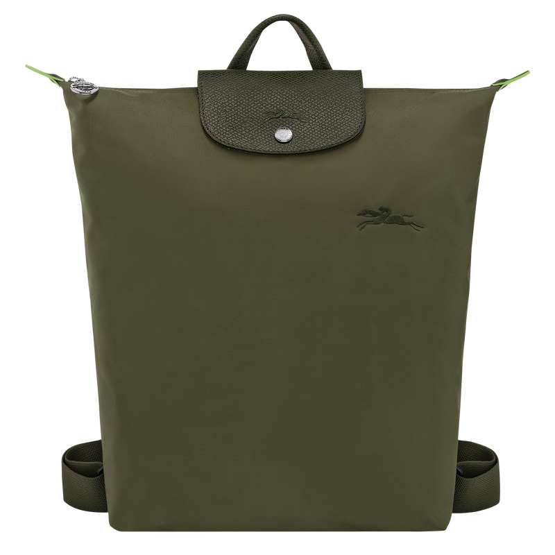 Mochilas Longchamp Le Pliage Green M Backpack Masculino Forest | LC-XAPD3075