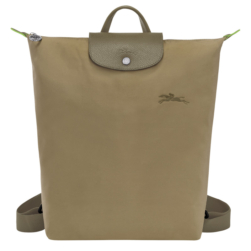 Mochilas Longchamp Le Pliage Green M Backpack Masculino Artichoke | LC-JMLK9791