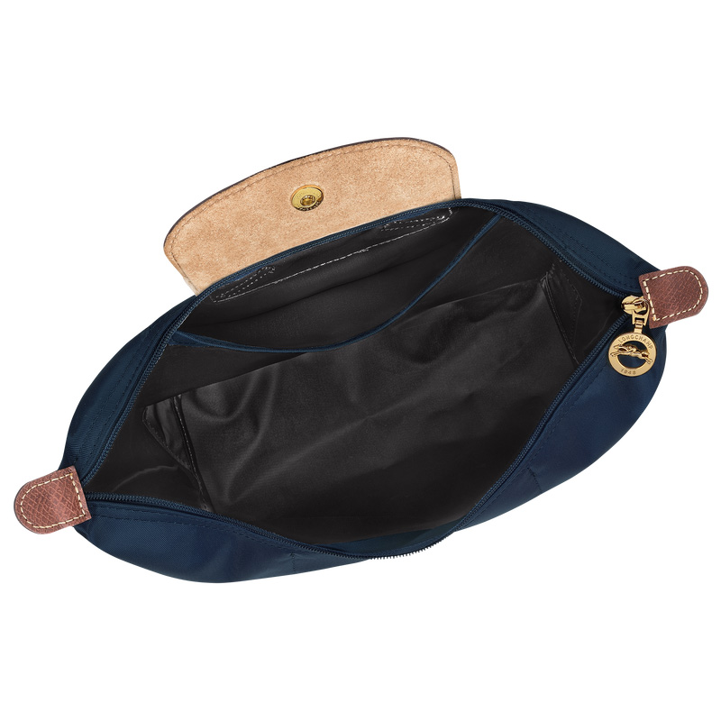 Mochilas Longchamp Le Pliage Original M Backpack Feminino Azul Marinho | LC-PGMZ7861