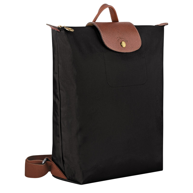 Mochilas Longchamp Le Pliage Original M Backpack Masculino Pretas | LC-ZDRJ3150
