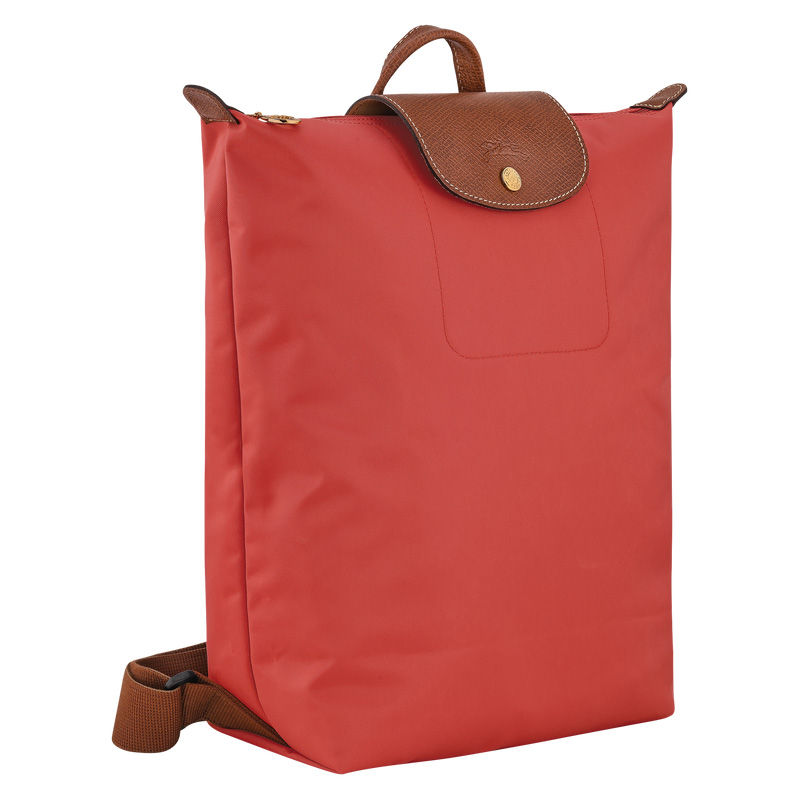 Mochilas Longchamp Le Pliage Original M Backpack Masculino Tomato | LC-HWZK5154