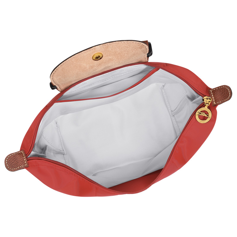 Mochilas Longchamp Le Pliage Original M Backpack Masculino Tomato | LC-HWZK5154