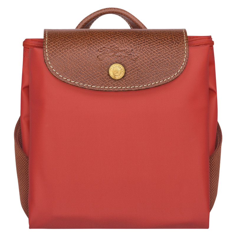 Mochilas Longchamp Le Pliage Original M Backpack Masculino Tomato | LC-HWZK5154