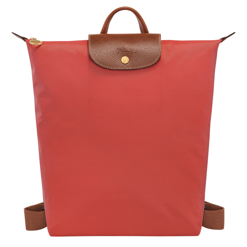 Mochilas Longchamp Le Pliage Original M Backpack Masculino Tomato | LC-HWZK5154