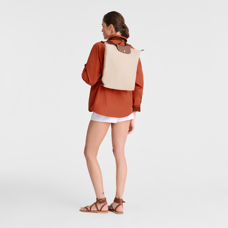 Mochilas Longchamp Le Pliage Original M Backpack Masculino Paper | LC-UFVG5718