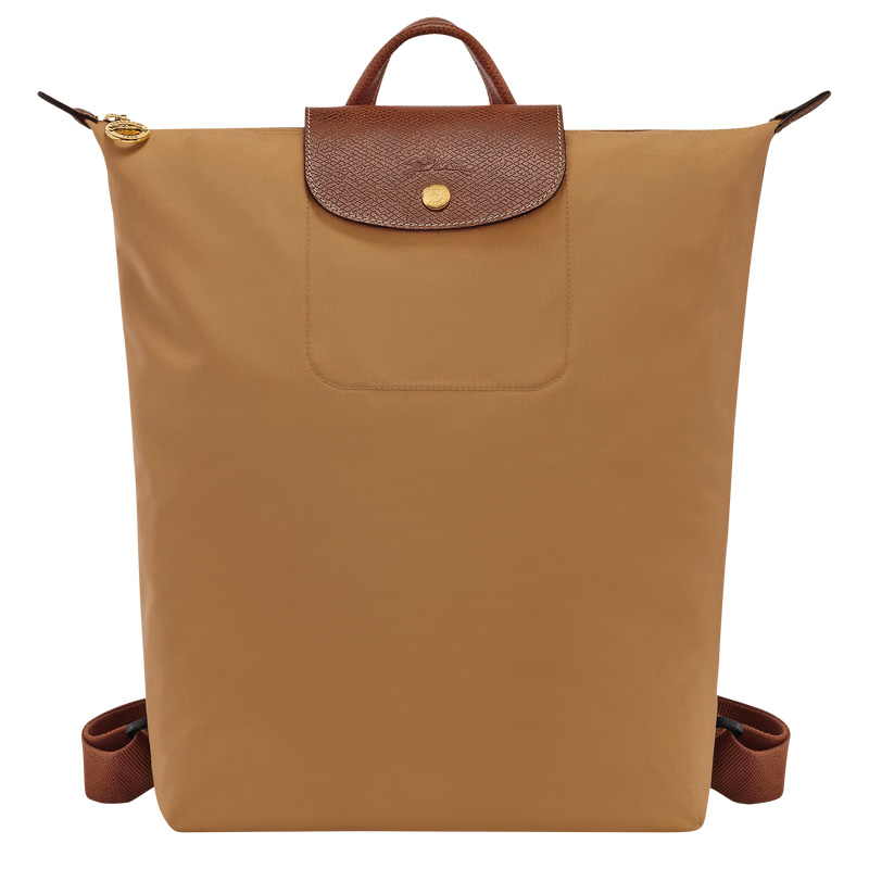 Mochilas Longchamp Le Pliage Original M Backpack Masculino Fawn | LC-FWAE8897