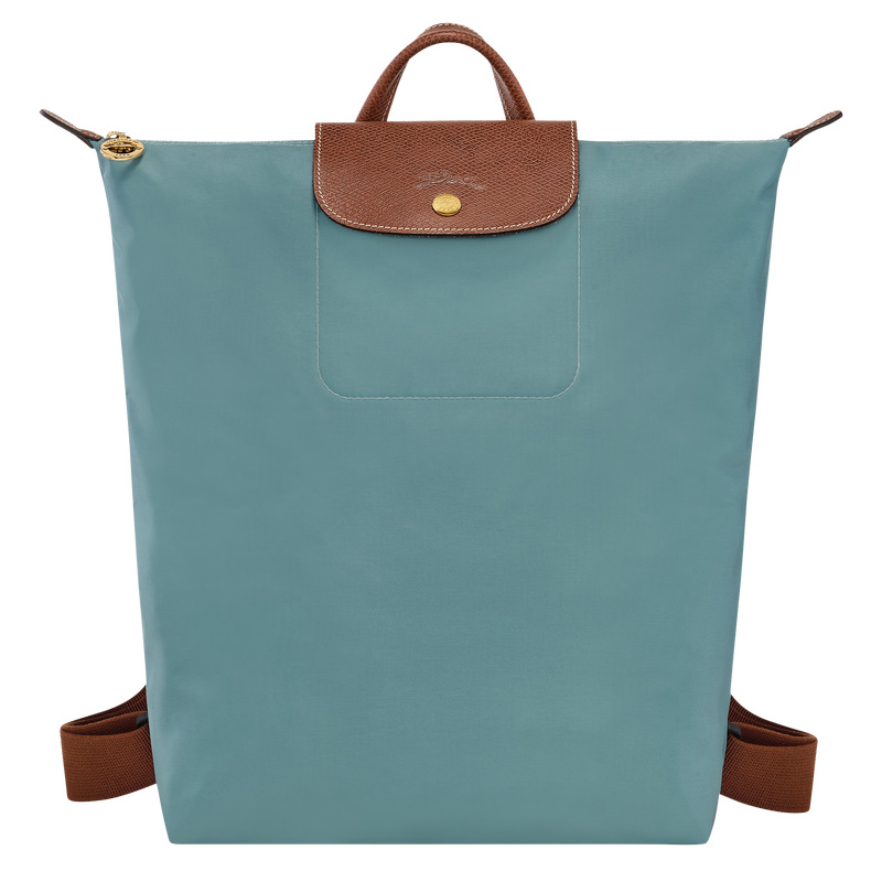 Mochilas Longchamp Le Pliage Original M Backpack Masculino Eucalyptus | LC-PLQF4376