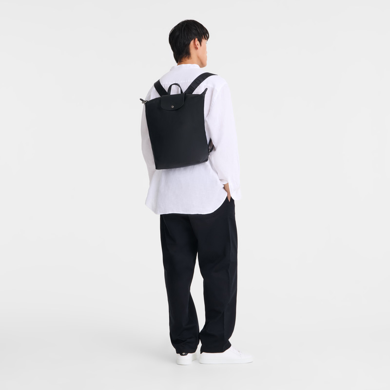 Mochilas Longchamp Le Pliage Xtra M Backpack Masculino Pretas | LC-YVEM2750