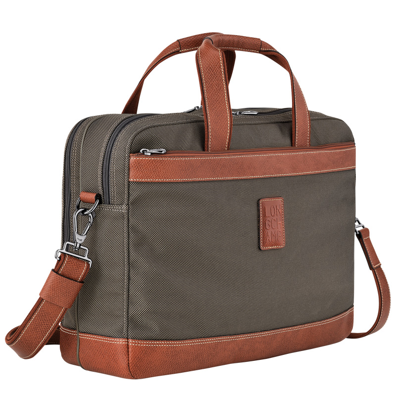 Pasta Longchamp Boxford L Briefcase Masculino Marrom | LC-DKQW8028