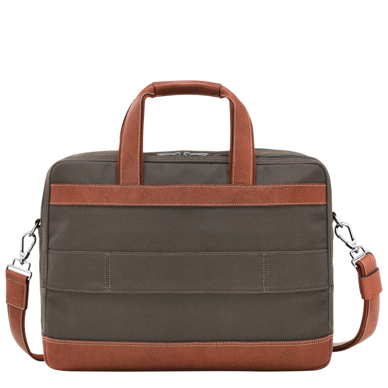 Pasta Longchamp Boxford L Briefcase Masculino Marrom | LC-DKQW8028