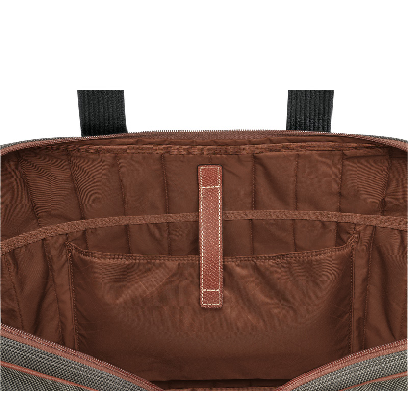 Pasta Longchamp Boxford L Briefcase Masculino Marrom | LC-DKQW8028