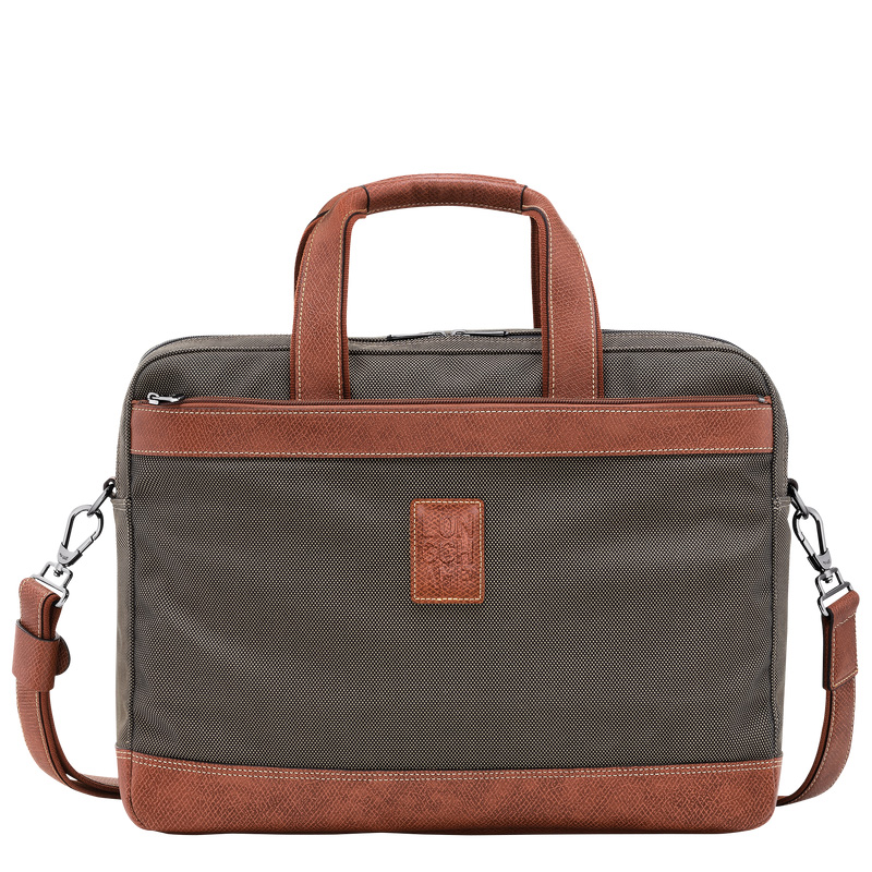 Pasta Longchamp Boxford L Briefcase Masculino Marrom | LC-DKQW8028