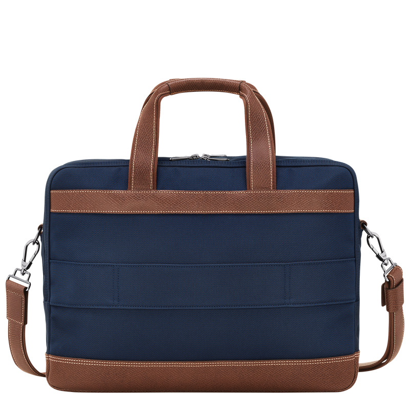 Pasta Longchamp Boxford L Briefcase Masculino Azuis | LC-MJNF9598