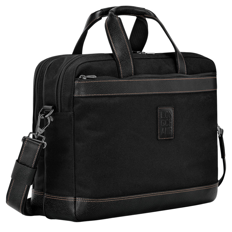 Pasta Longchamp Boxford L Briefcase Masculino Pretas | LC-FVBS9872