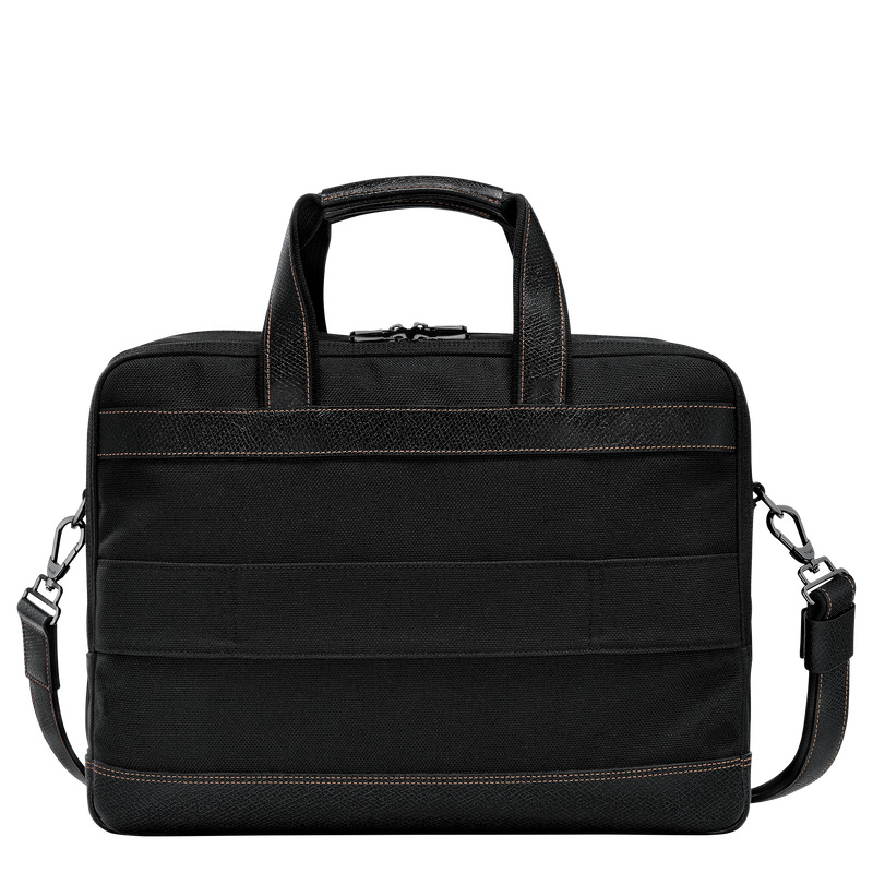 Pasta Longchamp Boxford L Briefcase Masculino Pretas | LC-FVBS9872