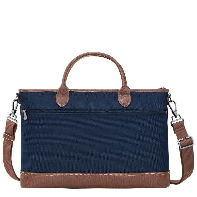 Pasta Longchamp Boxford S Briefcase Feminino Azuis | LC-DAZK2020